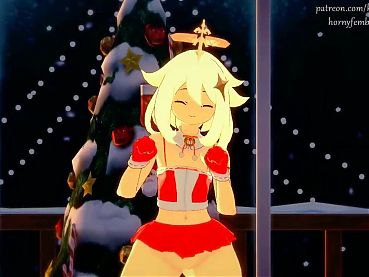 MMD Special Christmas video with Paimon