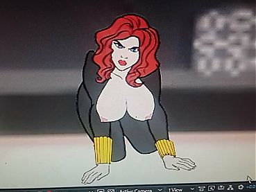 Black Widows Tits Pop Out (Sneak Preview) Avengers Cartoon Sex