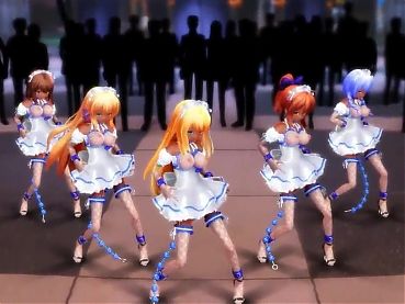 MMD Girls dance 1