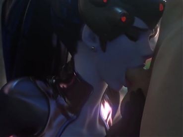 Widowmaker Giving a Perfect deepthroat by Fpsblyck